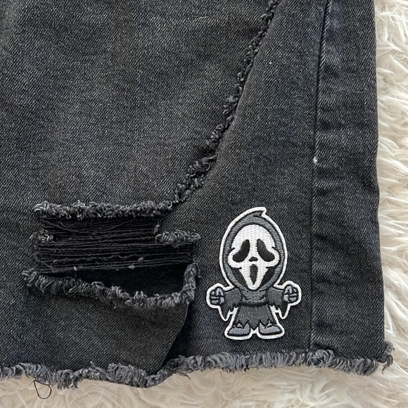NWOT Ghostface Denim Skirt - Picture 3 of 12